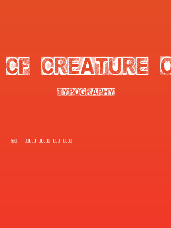 CF Creature of Darkness Regular Poster