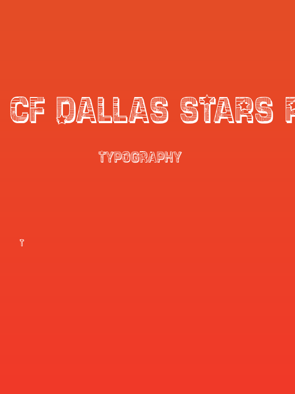 CF Dallas Stars Regular Poster