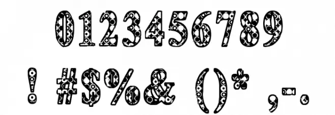 CF Deco 1492 Regular Font OTHER CHARS