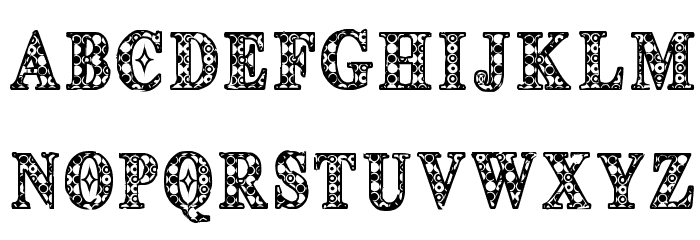 CF Deco 1492 Regular Font LOWERCASE