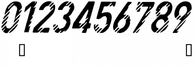 CF Denim Jeans Regular Font OTHER CHARS