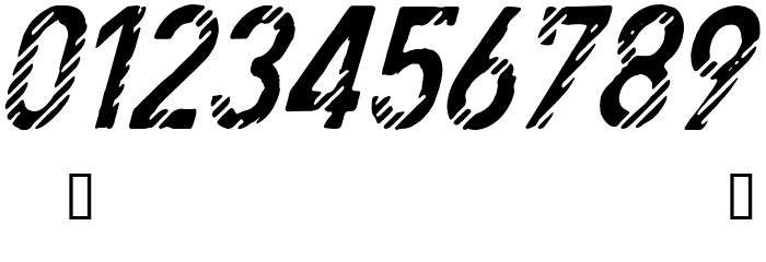 CF Denim Jeans Regular Font OTHER CHARS