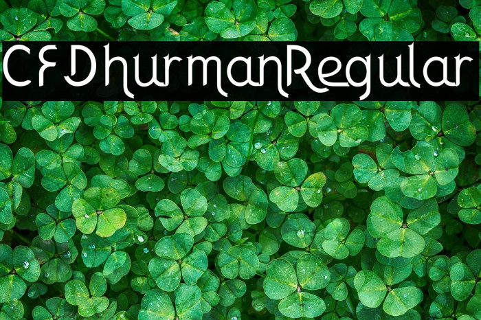 CF Dhurman Regular Example 2