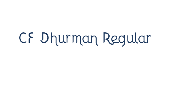 CF Dhurman Regular Logo