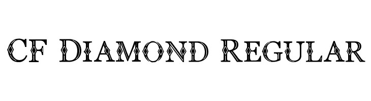 CF Diamond Regular Font