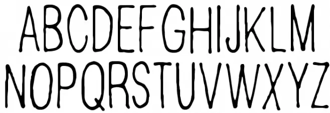 CF Disappointed Regular Schriftart Groß