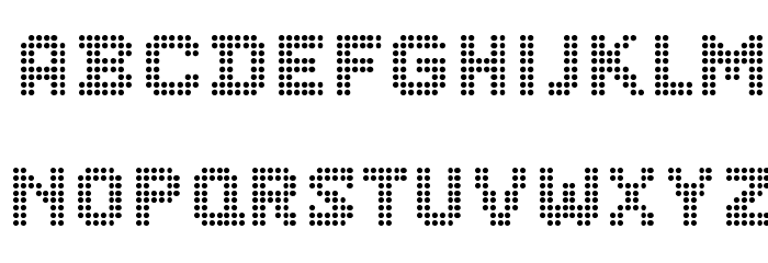 CF Dots 521 Regular Font - FFonts.net