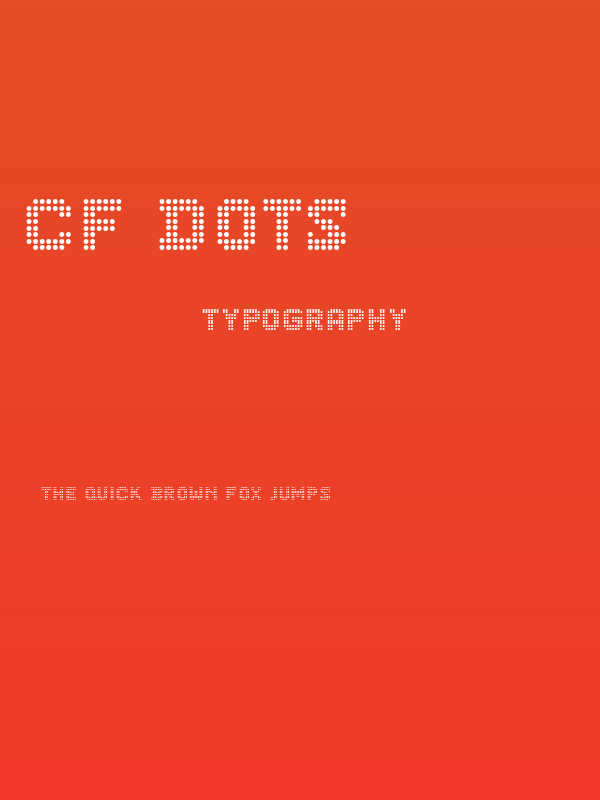 CF Dots 521 Regular Poster