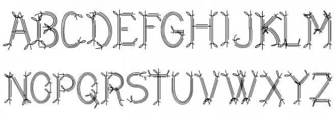 CF Dwarf Regular Schriftart Groß
