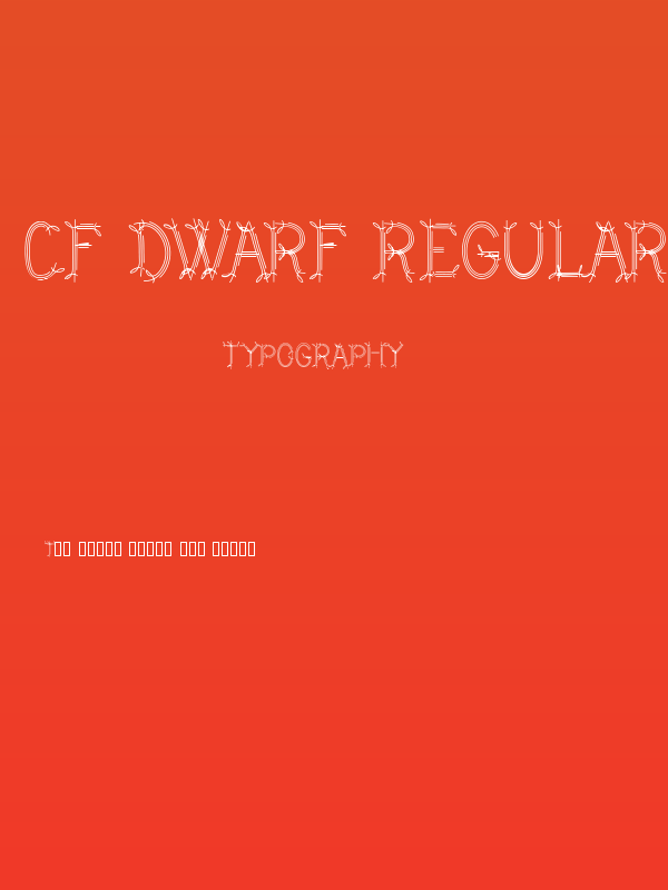CF Dwarf Regular Poster