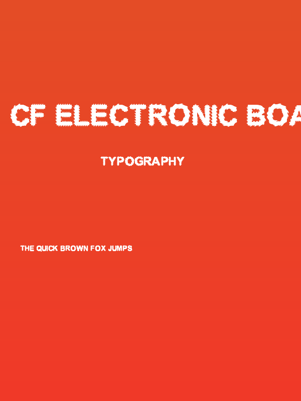 CF Electronic Board Regular Poster