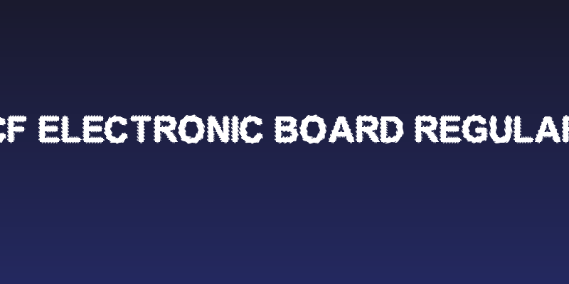 CF Electronic Board Regular Social Header