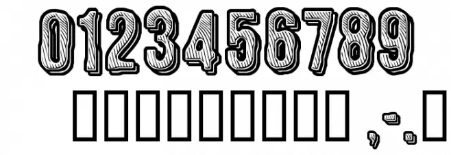 CF Engraved Regular Font OTHER CHARS