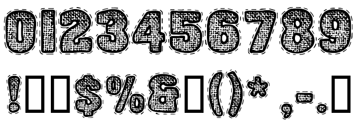 CF Etoffe du Pays PERSONAL Regular Font OTHER CHARS
