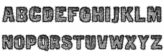 CF Etoffe du Pays PERSONAL Regular Шрифта ВЕРХНИЙ