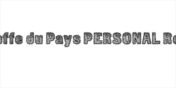 CF Etoffe du Pays PERSONAL Regular Logo