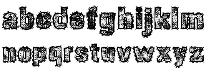 CF Etoffe du Pays PERSONAL Regular Font LOWERCASE