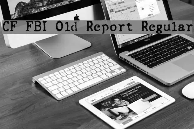 CF FBI Old Report Regular Font examples
