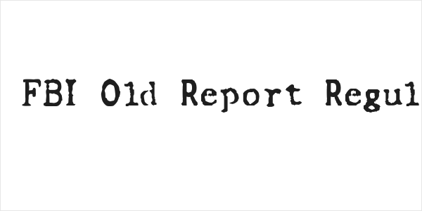 CF FBI Old Report Regular Logo