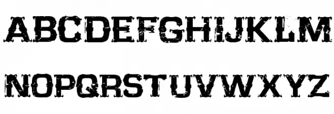 CF Far West Regular フォント 大文字