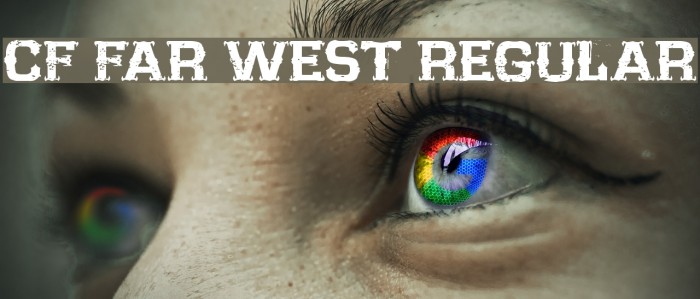 CF Far West Regular Font examples