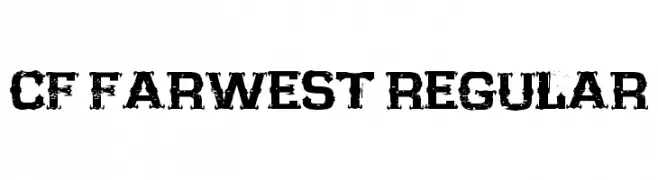 CF Farwest Regular  Fuentes Gratis Descargar