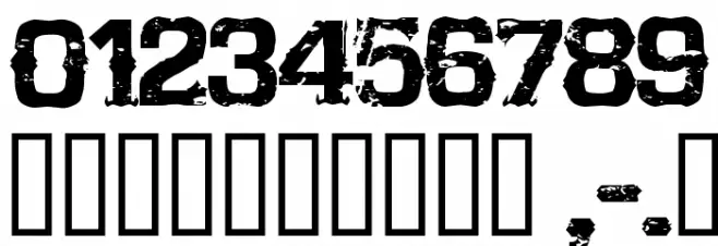 CF Farwest Regular Font OTHER CHARS