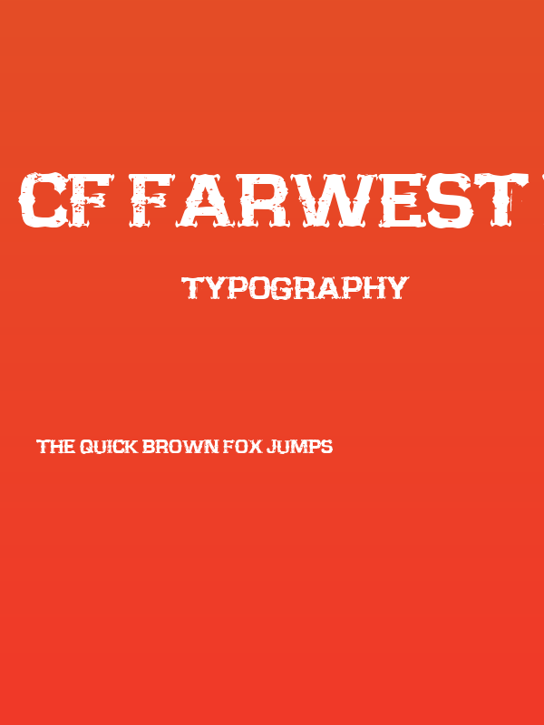 CF Farwest Regular Poster