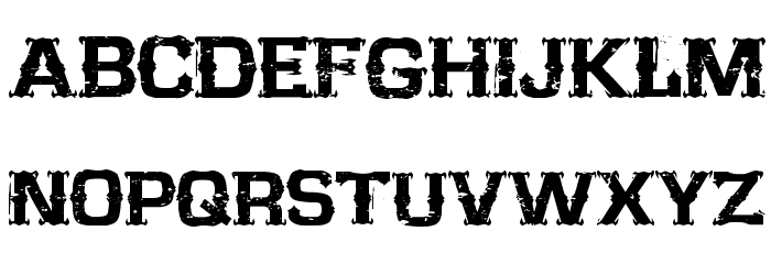 CF Farwest Regular Font LOWERCASE