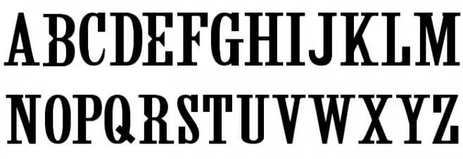 CF Fashion Regular फ़ॉन्ट लोअरकेस