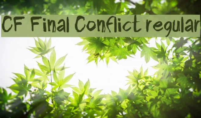 CF Final Conflict Regular Example 2