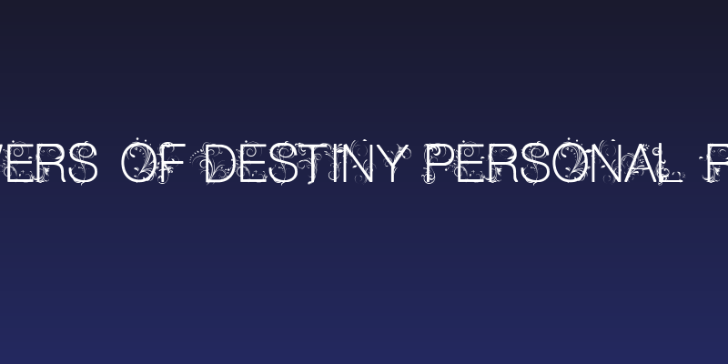 CF Flowers of Destiny Personal Regular Social Header