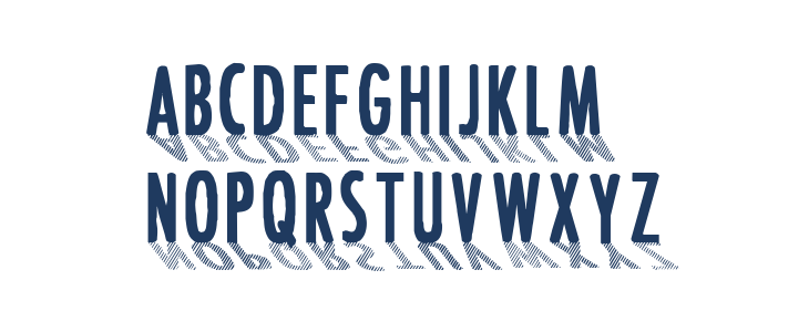 CF Font Shading  Regular Lowercase