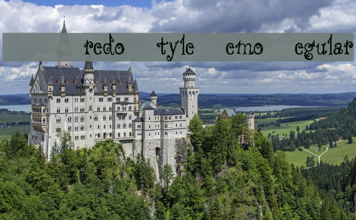 CF Fredo Style Demo Regular Font examples