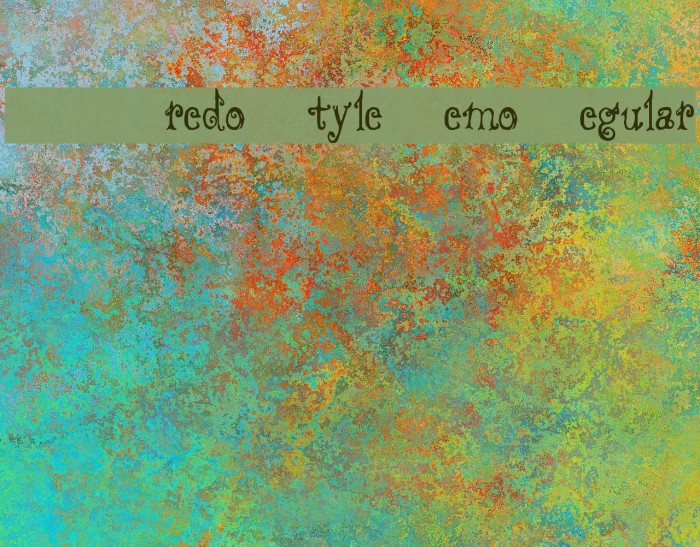 CF Fredo Style Demo Regular Font examples