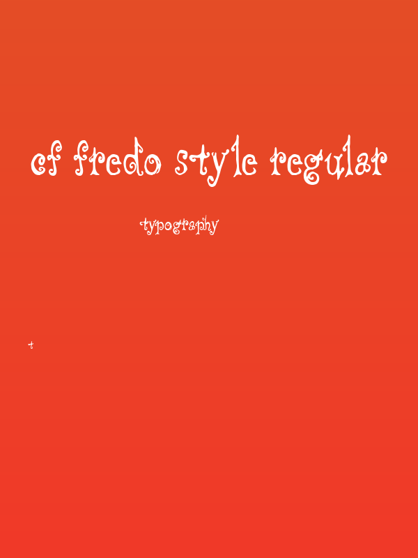CF Fredo Style Regular Poster
