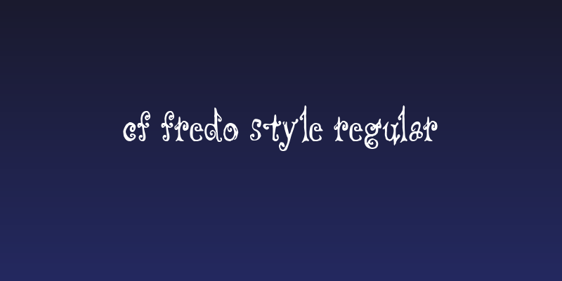 CF Fredo Style Regular Social Header
