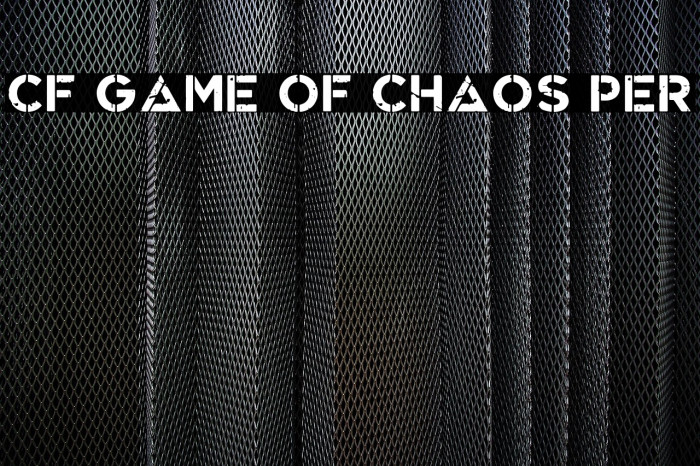 CF Game Of Chaos PER Example 1