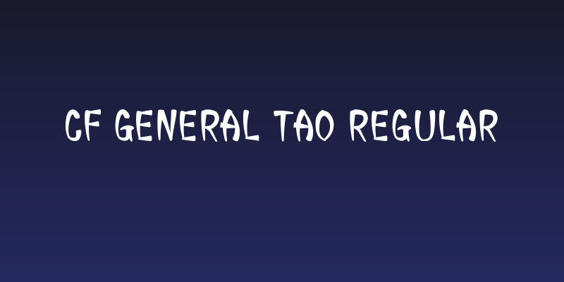 CF General Tao Regular Social Header