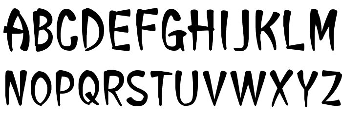 CF General Tao Regular Font LOWERCASE
