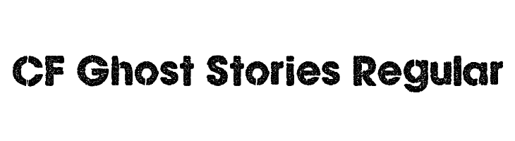 CF Ghost Stories Regular  Frei Schriftart Herunterladen