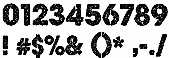 CF Ghost Stories Regular Font OTHER CHARS