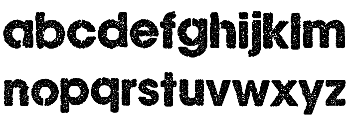 CF Ghost Stories Regular Font LOWERCASE