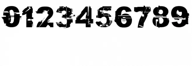 CF Glitch City Regular Font OTHER CHARS