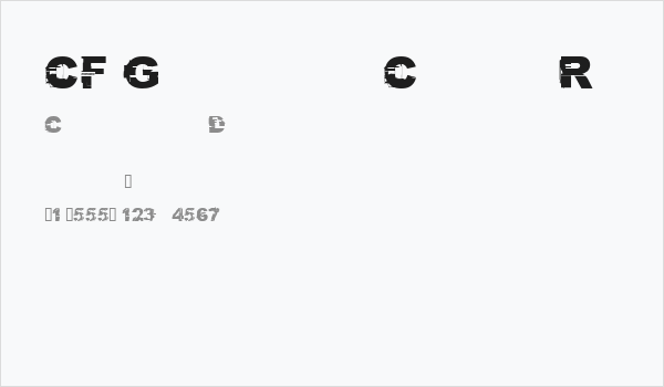 CF Glitch City Regular Business Card