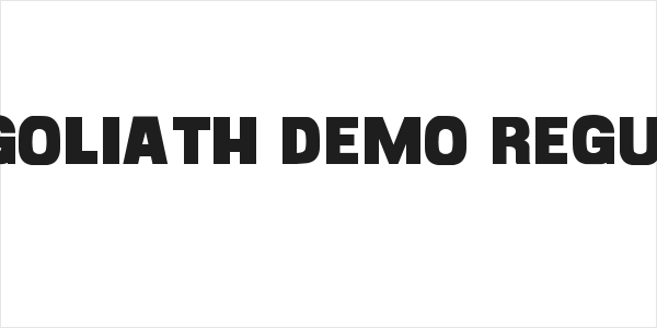 CF Goliath Demo Regular Logo