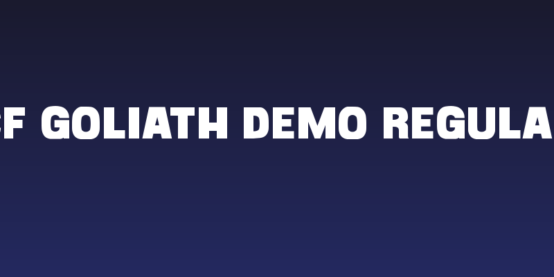 CF Goliath Demo Regular Social Header