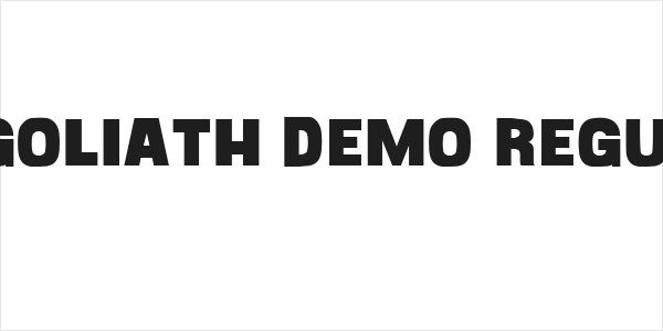 CF Goliath Demo Regular Logo