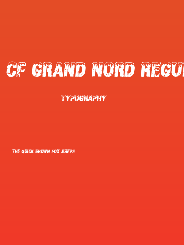 CF Grand Nord Regular Poster