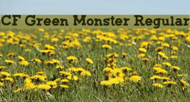 CF Green Monster Regular Example 1